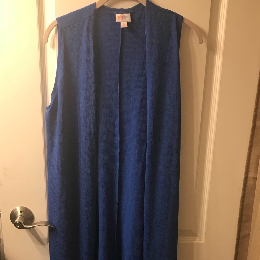 Lularoe BNWT solid royal blue Joy